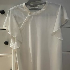 NEW Babaton white blouse with tags from Aritzia.